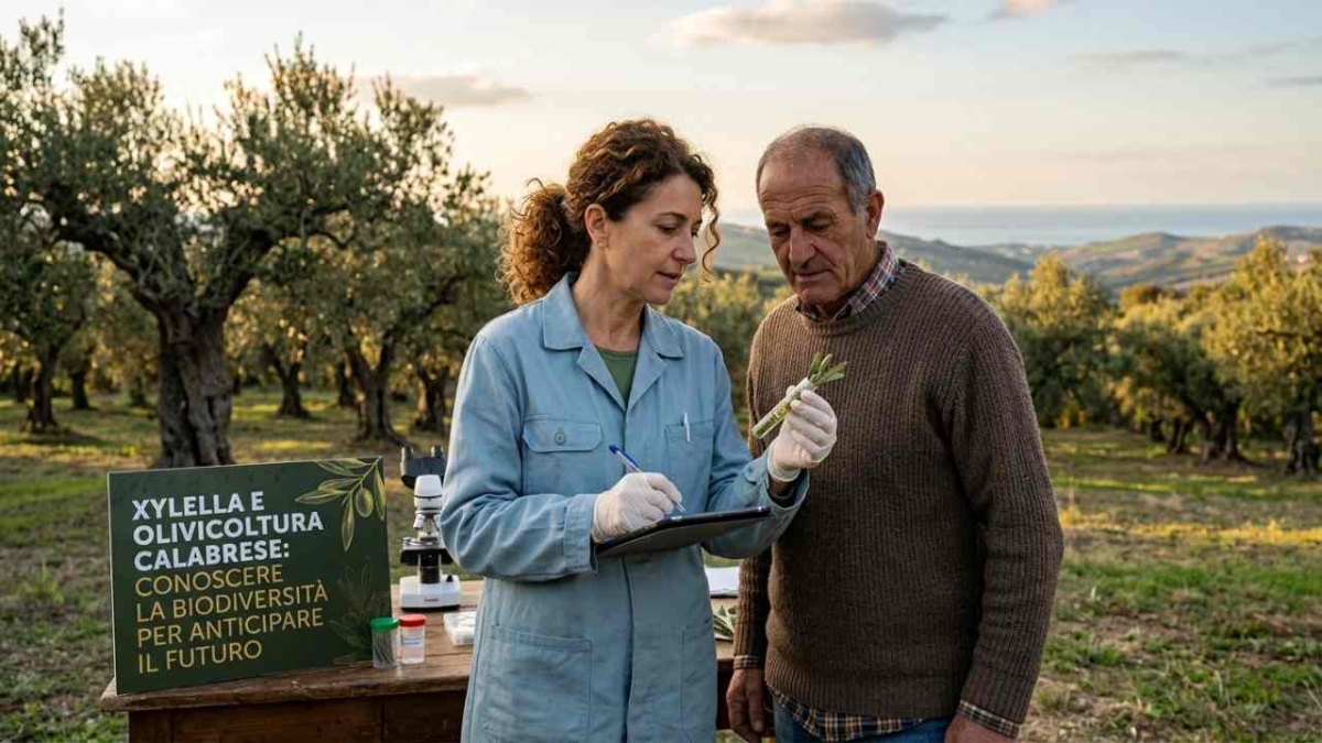 Xylella e olivicoltura calabrese: conoscere la biodiversità per anticipare il futuro